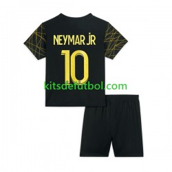 Equipación completa Niño Paris Saint-Germain Neymar JR 10 Camiseta Cuarta 2022-2023 Manga Corta