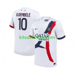 Paris Saint-Germain Ousmane Dembele 10 Hombre Camiseta de visitante 2024-2025 Manga Corta