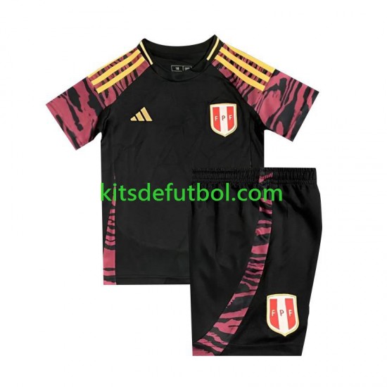 Equipación completa Niño Perú Copa America 2024 Camiseta de visitante Manga Corta
