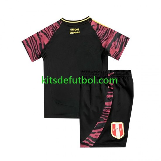 Equipación completa Niño Perú Copa America 2024 Camiseta de visitante Manga Corta