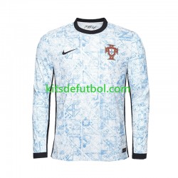 Portugal Euro 2024 Hombre Camiseta de visitante Manga Larga