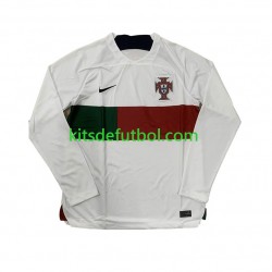 Portugal World Cup 2022 Hombre Camiseta de visitante Manga Larga