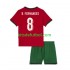 Equipación completa Niño Portugal Bruno Fernandes 8 Euro 2024 Camiseta de local Manga Corta