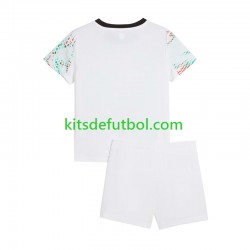 Equipación completa Niño Portugal 2025 Camiseta de visitante Manga Corta