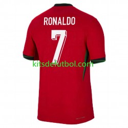 Portugal Cristiano Ronaldo 7 Euro 2024 Hombre Camiseta de local Manga Corta