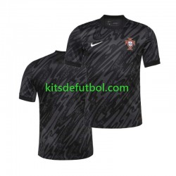 Portugal Portero Euro 2024 Hombre Camiseta de visitante Manga Corta