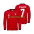 Portugal Ronaldo 7 Euro 2024 Hombre Camiseta de local Manga Larga