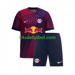 Equipación completa Niño RB Leipzig Camiseta de visitante 2023-2024 Manga Corta