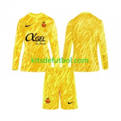 Equipación completa Niño Portero RCD Mallorca Camiseta alternativa 2024-2025 Manga Larga