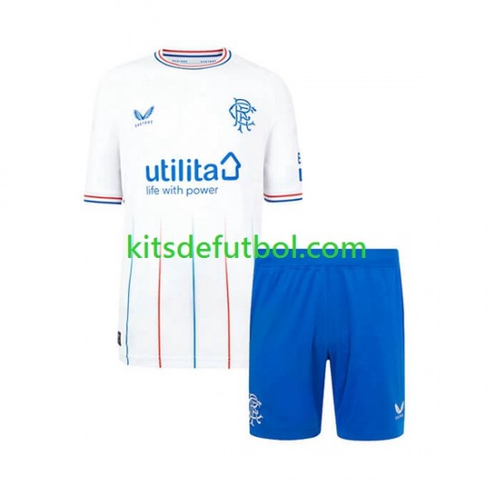Equipación completa Niño Rangers Camiseta de visitante 2023-2024 Manga Corta