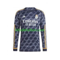 Real Madrid Hombre Camiseta de visitante 2023-2024 Manga Larga
