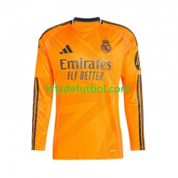 Real Madrid Hombre Camiseta de visitante 2024-2025 Manga Larga