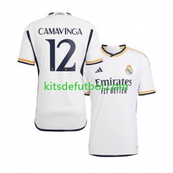 Real Madrid Camavinga 12 Hombre Camiseta de local 2023-2024 Manga Corta