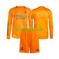 Equipación completa Niño Real Madrid Camiseta de visitante 2024-2025 Manga Larga