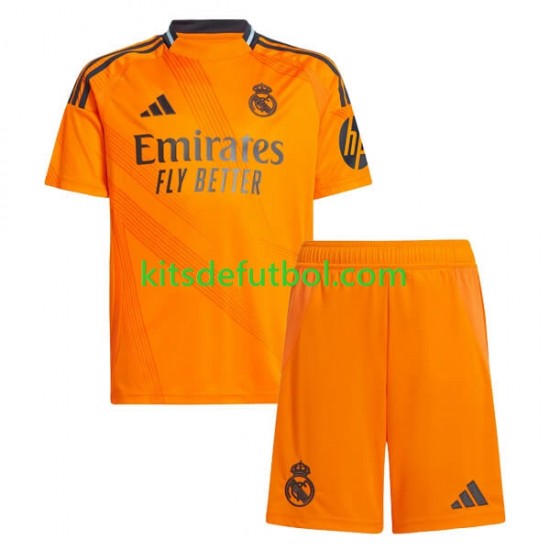 Equipación completa Niño Real Madrid Camiseta de visitante 2024-2025 Manga Corta