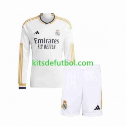 Equipación completa Niño Real Madrid Camiseta de local 2023-2024 Manga Larga