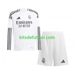 Equipación completa Niño Real Madrid Camiseta de local 2024-2025 Manga Larga