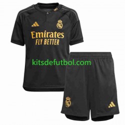 Equipación completa Niño Real Madrid Camiseta alternativa 2023-2024 Manga Corta