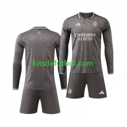Equipación completa Niño Real Madrid Camiseta alternativa 2024-2025 Manga Larga