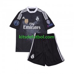 Equipación completa Niño Real Madrid Retro 2014 Camiseta alternativa Manga Corta