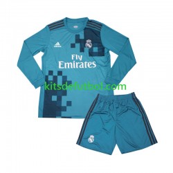 Equipación completa Niño Real Madrid Retro 2017 Camiseta alternativa Manga Larga