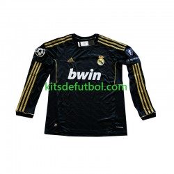 Real Madrid Cristiano Ronaldo 7 2011-2012 Hombre Camiseta de visitante Manga Larga