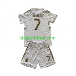 Equipación completa Niño Real Madrid Cristiano Ronaldo 7 Retro 2011-2012 Camiseta de local Manga Corta