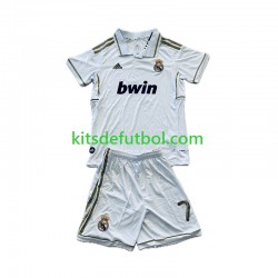 Equipación completa Niño Real Madrid Cristiano Ronaldo 7 Retro 2011-2012 Camiseta de local Manga Corta