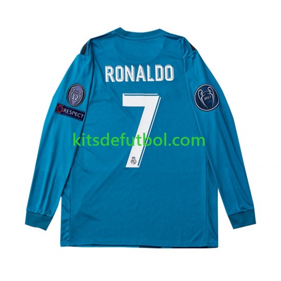 Equipación completa Niño Real Madrid Cristiano Ronaldo 7 Retro 2017 Camiseta alternativa Manga Larga