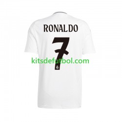 Real Madrid Cristiano Ronaldo 7 Hombre Camiseta de local 2024-2025 Manga Corta
