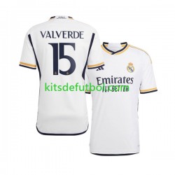 Real Madrid Federico Valverde 15 Hombre Camiseta de local 2023-2024 Manga Corta