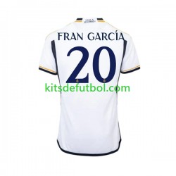Real Madrid Fran Garcia 20 Hombre Camiseta de local 2023-2024 Manga Corta