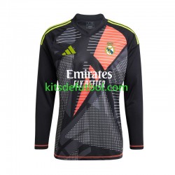 Real Madrid Portero Hombre Camiseta de visitante 2024-2025 Manga Larga