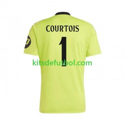 Real Madrid Portero COURTOIS 1 Hombre Camiseta alternativa 2024-2025 Manga Corta
