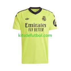 Real Madrid Portero COURTOIS 1 Hombre Camiseta alternativa 2024-2025 Manga Corta