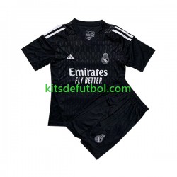 Equipación completa Niño Real Madrid Portero Camiseta de visitante 2023-2024 Manga Corta