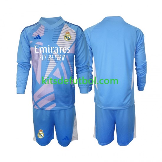 Equipación completa Niño Real Madrid Portero Camiseta de local 2024-2025 Manga Larga Equipación completa Niño Real Madrid Portero Camiseta de local 2024-2025 Manga Larga