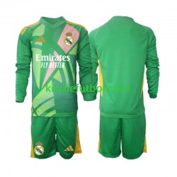 Equipación completa Niño Real Madrid Portero Camiseta alternativa 2024-2025 Manga Larga