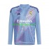 Real Madrid Portero Hombre Camiseta Azul de local 2024-2025 Manga Larga