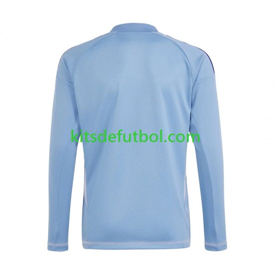 Real Madrid Portero Hombre Camiseta Azul de local 2024-2025 Manga Larga