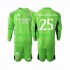 Equipación completa Niño Real Madrid Portero Kepa Arrizabalaga 25 Camiseta de local 2023-2024 Manga Larga