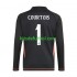 Real Madrid Portero Thibaut Courtois 1 Hombre Camiseta de visitante 2024-2025 Manga Corta