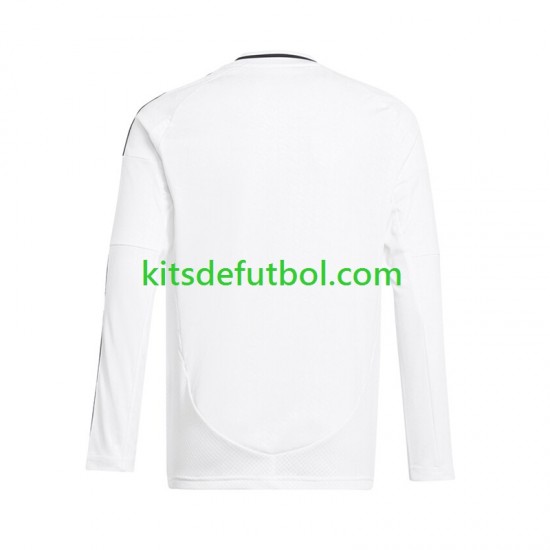 Real Madrid Hombre Camiseta Blanco de local 2024-2025 Manga Larga