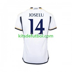 Real Madrid JOSELU 14 Hombre Camiseta de local 2023-2024 Manga Corta