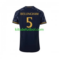 Real Madrid Jude Bellingham 5 Hombre Camiseta de visitante 2023-2024 Manga Corta