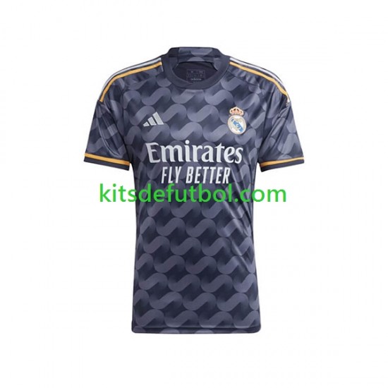 Equipación completa Niño Real Madrid Jude Bellingham 5 Camiseta de visitante 2023-2024 Manga Corta