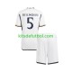 Equipación completa Niño Real Madrid Jude Bellingham 5 Camiseta de local 2023-2024 Manga Corta