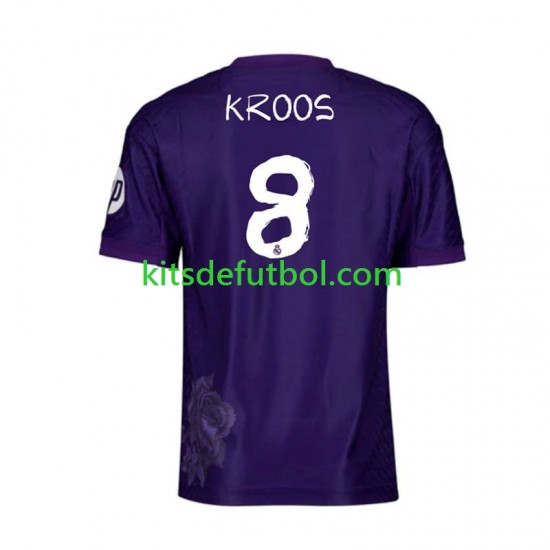Real Madrid KROOS 8 Y-3 Hombre Camiseta Púrpura Cuarta 2023-2024 Manga Corta