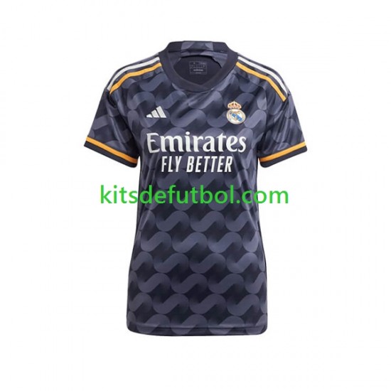 Real Madrid Mujer Camiseta de visitante 2023-2024 Manga Corta