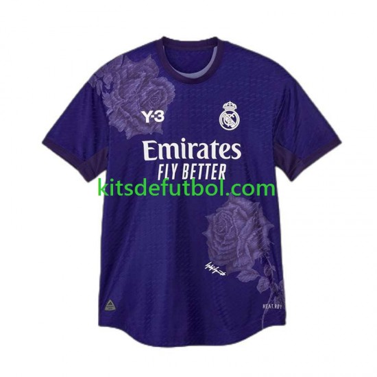 Real Madrid Lucas Modric 10 Y-3 Hombre Camiseta Púrpura Cuarta 2023-2024 Manga Corta